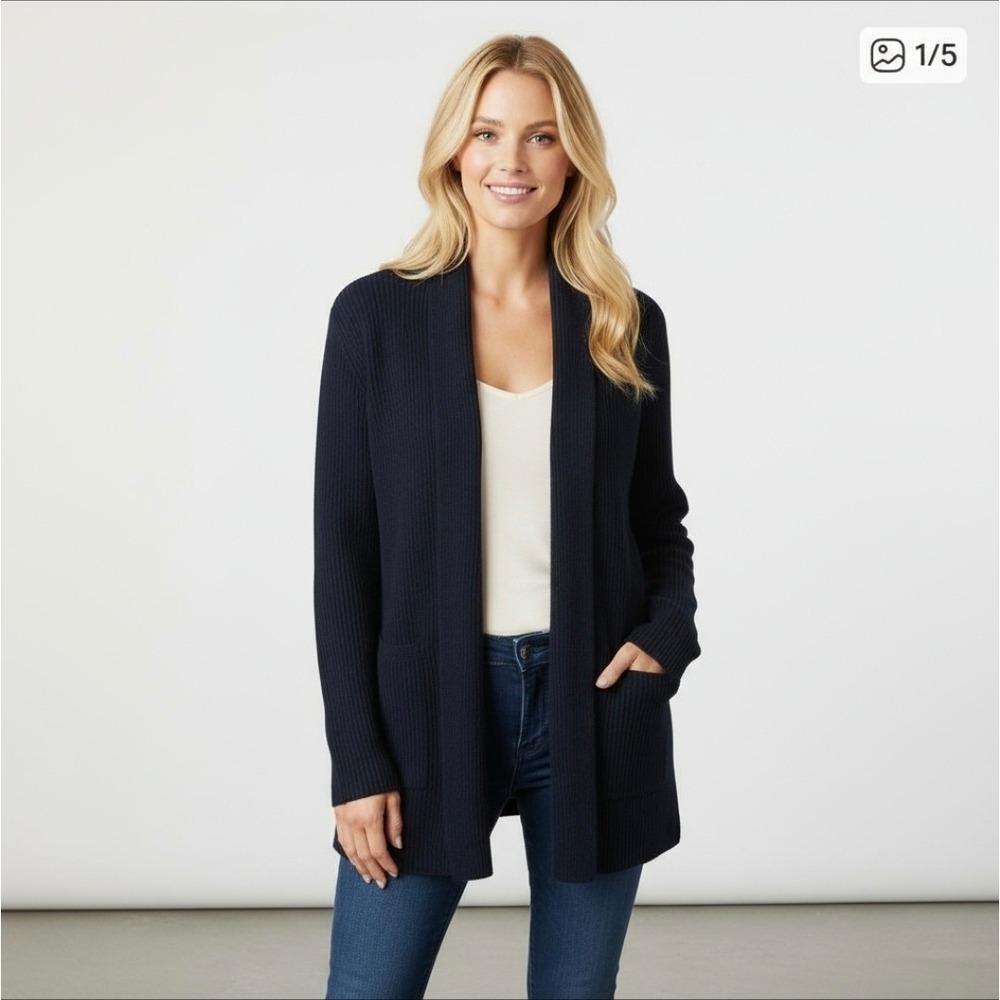 Rani Arabella Women's Cashmere Cardigan Sweater - Loro Piana Yarn - Size: XL